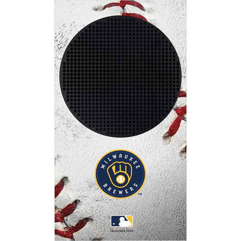 MLB Milwaukee Brewers Game Ball Xbox Series S Console Skin